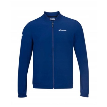 Bluza tenisowa juniorska Babolat Play Jacket - granatowa 12-14lat