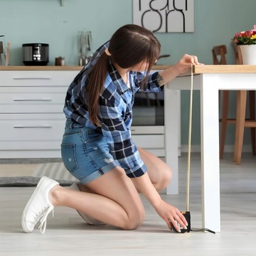 рулетка метровая, 5 м, в рулоне, с замком, рулетка, металлическая линейка