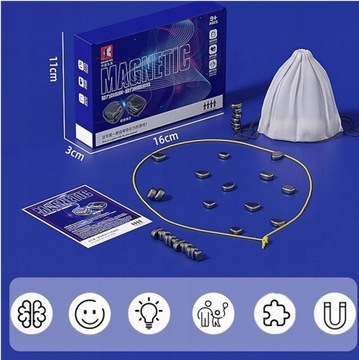 Магнитная шахматная игра Портативная многопользовательская вечеринка Настольная семейная вечеринка