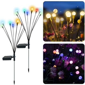Solar Garden LED Firefly Świetliki Light na zewnąt