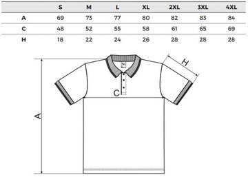 МУЖСКАЯ ФУТБОЛКА ПОЛО MALFINI ADLER ПИКЕ ПОЛО ВЫСОКОГО КАЧЕСТВА