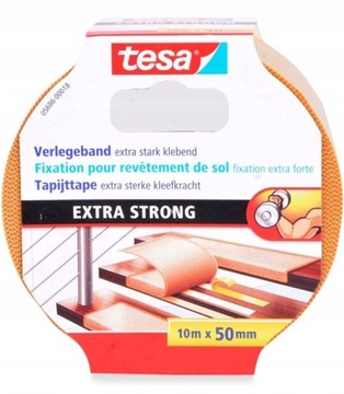 Taśma do wykładzin tesa extra strong 10m50mm mocna