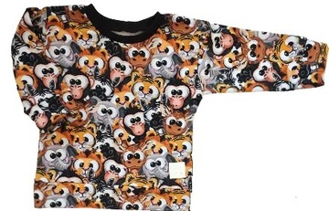 Bluza Zwierzaki Cudaki rozmiar 146