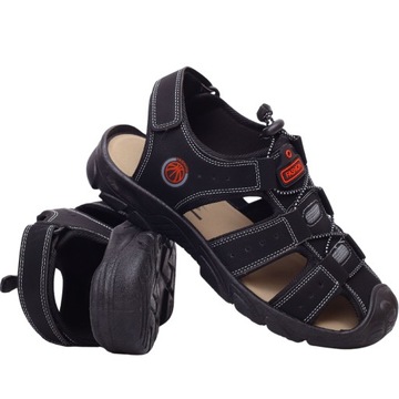 СПОРТИВНЫЕ САНДАЛИИ МУЖСКИЕ ЗАКРЫТЫЕ, РЕГУЛИРУЕМЫЕ НА ЗАВИСКЕ