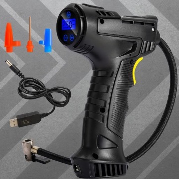 Беспроводной портативный перезаряжаемый велосипедный компрессор