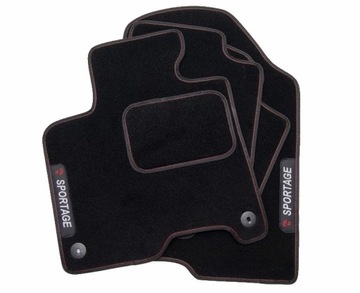 Коврики велюровые Classic Embroidery под модель автомобиля в комплекте с кантом + стопперы.