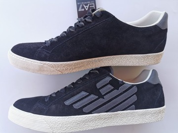 EMPORIO ARMANI skórzane buty męskie sneaker roz.42, wyprzedaż