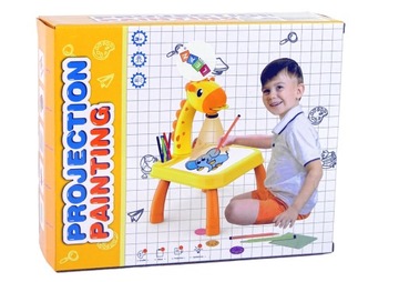 Проектор для доски Проектор для обучения рисованию желтого динозавра