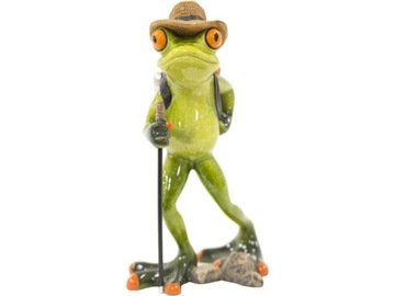 Декоративная статуэтка В ПОДАРОК ​​- Лягушка-турист