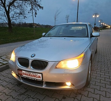BMW Seria 5 E60 Sedan 2.5 525i 218KM 2007 BMW 525 218PS Zadbany Serwis Rata550zł, zdjęcie 2