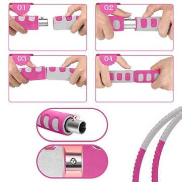 ХУЛА ХОП ДЛЯ ПОХУДЕНИЯ СКЛАДНОЙ ФИТНЕС ИЗ МЕТАЛЛ ПЕНЫ