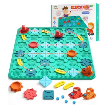 Logical Road Builder Board Game for Children Maze Puzzle Game