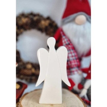 РОЖДЕСТВЕНСКИЙ ОРНАМЕНТ ФАРФОРОВАЯ ФИГУРКА АНГЕЛА 14,5 СМ