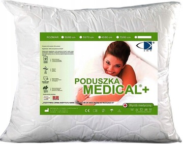 PODUSZKA ANTYALERGICZNA MEDICAL 45x45 Z ZAMKIEM