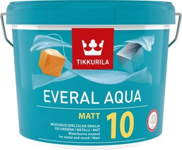 TIKKURILA Everal Aqua Matt 10 Baza A 9l