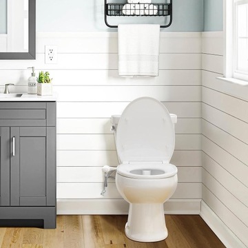 КРЕПЛЕНИЕ БИДЕ К ТУНАТУ, ДВОЙНАЯ НАСАДКА, РЕГУЛИРУЕМОЕ ДАВЛЕНИЕ ВОДЫ