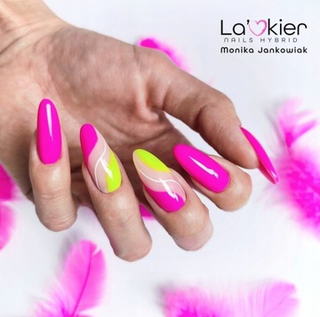 Zestaw 9x La'kier lakier hybrydowy LAMPA FREZARKA