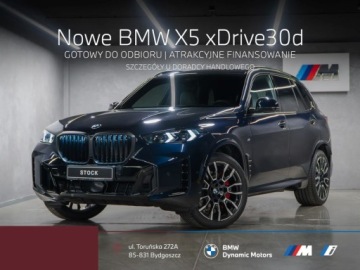 BMW X5 G05 SUV Facelifting 3.0 30d 298KM 2026 BMW X5 xDrive30d 298 KM mHEV - Gotowy do Odbioru - Pneumatyka - Kamera 360
