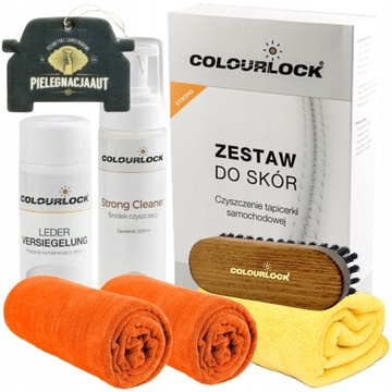 COLOURLOCK zestaw do czyszczenia skór Strong