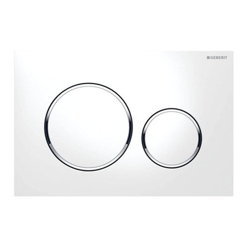 GEBERIT PRZYCISK SPŁUKUJĄCY WC SIGMA 20 BIAŁY/CHROM DUOFIX UP320 115882KJ1