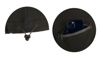 СВИТШОТ ИЗ ОЛИВКОВОГО КАМУФЛЯННОГО ФЛИСА + ФЛАГИ, размер S