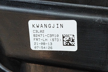 SSANGYONG KORANDO C300 PŘEDNÍ LEVÝ ZVEDÁK OKNO DVEŘE 72460-37000 2022