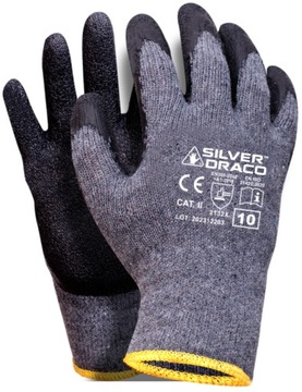 12x ПЕРЧАТКИ толстые РАБОЧИЕ перчатки ПРОЧНАЯ конструкция для здоровья и безопасности Размер ДРАКОНА. 10