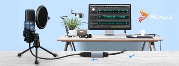 Удлинительный кабель Reagle USB-A, 10 м, активный кабель USB 3.2 Gen 1, 5 Гбит/с + усилитель