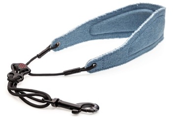SLAVIK MUSIC COMFORT II - pasek do saksofonu - JEANS - S/A