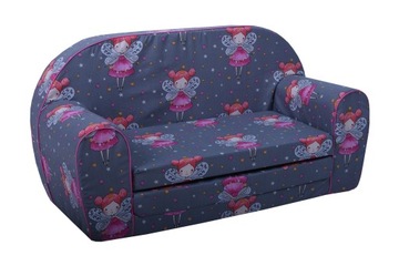 MINI SOFA KANAPA dla dziecka rozkładana z pianki