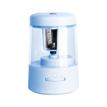 Электрическая точилка для карандашей, автоматический резак для карандашей с большой емкостью, фиолетовый