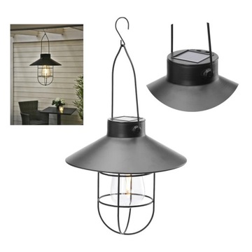 Stylowa lampa LED solarna 21cm 3 lm IP44