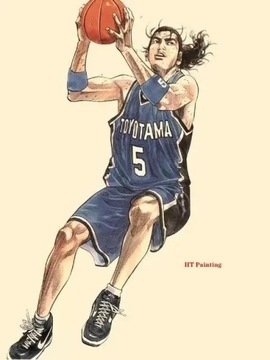 Plakat na płótnie rysunek pierwszy Slam Dunk japon