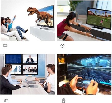 Konwerter ATMOS ekstraktor ARC eARC do HDMI audio, Czarny