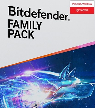 Bitdefender Family Pack 15 PC / 1 rok nowa licencja 2024 ESD PL