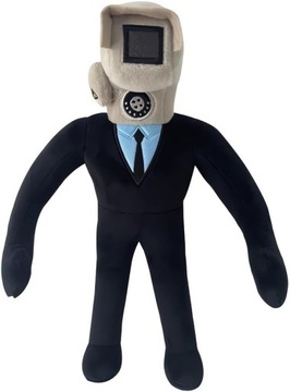 MASKOTKA SKIBIDI TOILET PLUSZ CCTV MAN 30CM