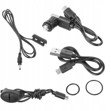 ВЕЛОСИПЕДНАЯ ФАРА ПЕРЕДНЯЯ + ЗАДНЯЯ + СЧЕТЧИКА И ГРУГОВЫЙ СИГНАЛ