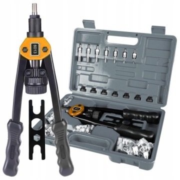 Ручной заклепочник для гаек-заклепок M3 M4 M5 M6 M8 M10 M12 + CASE