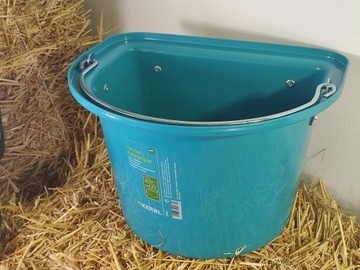 Кормушка с ручкой и стропой, 12 л, бирюзовый