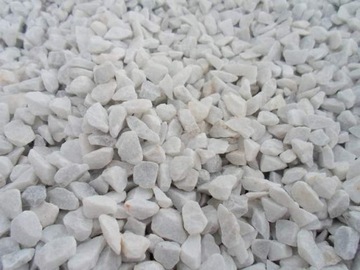 Крупа декоративная садовая белая Bianco Carrera 25 кг