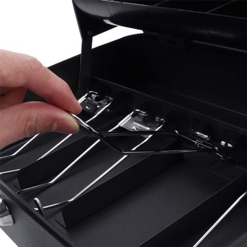 Металлический денежный ящик, банкноты, монеты, монеты, ключи от сейфа