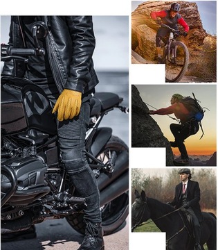 SKÓRA SKÓRZANE RĘKAWICE MOTOCYKL QUAD OZERO DOTYK