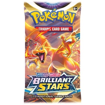Pokemon TCG: Brilliant Stars Booster saszetka 10 kart oryginalna