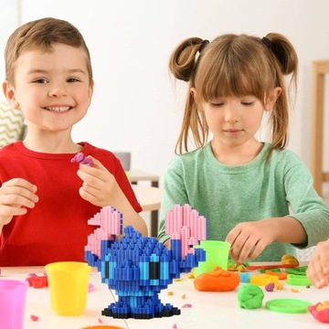 КОНСТРУКЦИОННЫЕ БЛОКИ ДЛЯ СБОРКИ ЛИЛО И СТИЧ 3D ПАЗЛ-ФИГУРКА 785 ШТ.