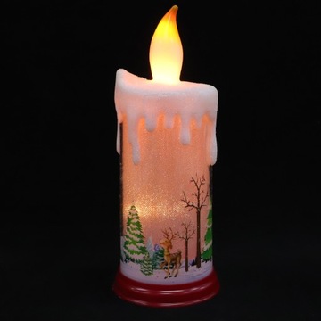 BOŻE NARODZENIE ŚWIATŁO ŚWIECY BEZDYMOWE ŚWIATŁA LAMPA LED XMAS