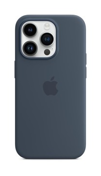 Оригинальный силиконовый чехол для Apple Iphone 14 Pro Max Storm Blue