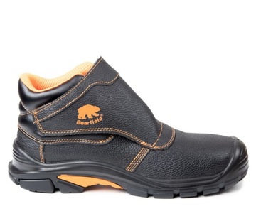 Buty męskie SPAWALNICZE WYSOKIE obuwie TRUDNOPALNE dla spawacza BBWE 41