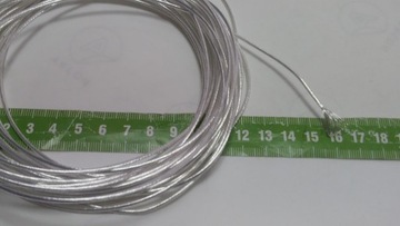 Кабель с тефлоновой изоляцией из тефлона 1x 1 мм2, прозрачный кабель TEFLON Wilod.