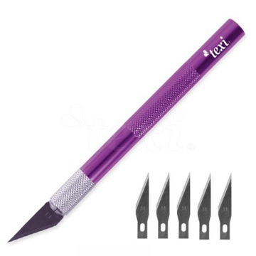 Nóż rzemiesliniczy modelarski skalpel TEXI 4107