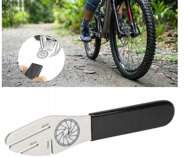 NARZĘDZIE KLUCZ DO PROSTOWANIA TARCZ HAMULCOWYCH W ROWERZE ROWEROWYCH